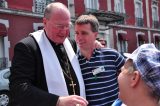 2011 Lourdes Pilgrimage - Archbishop Dolan with Malades (38/267)